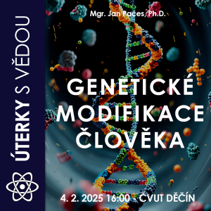 Upoutávka na přednášku Genetické modifikace člověka