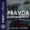 Leták přednášky Pravda o elektromobilitě
